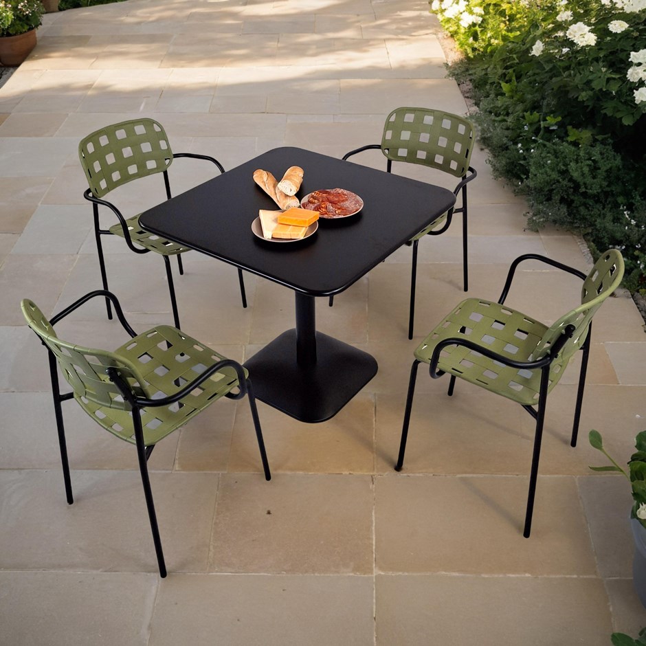 Albin Square Table With Karin Chairs Set