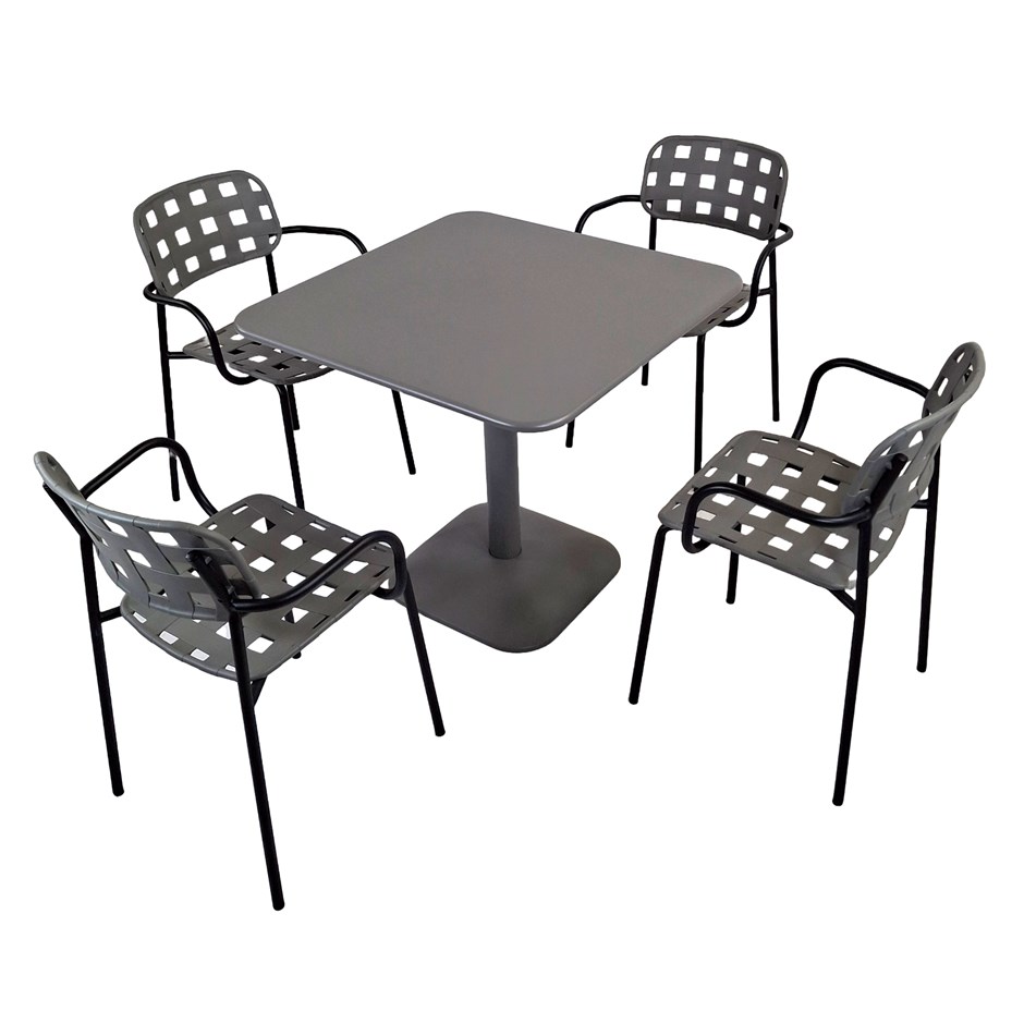 Albin Square Table With Karin Chairs Set