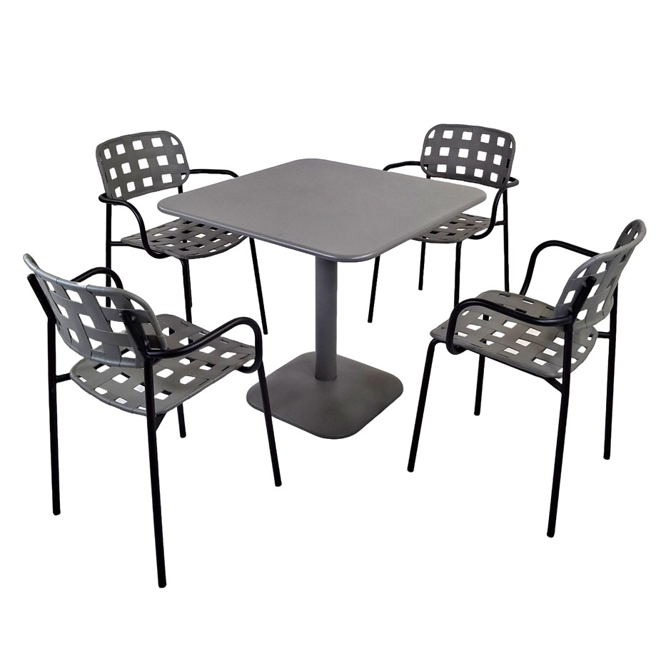 Albin Square Table With Karin Chairs Set