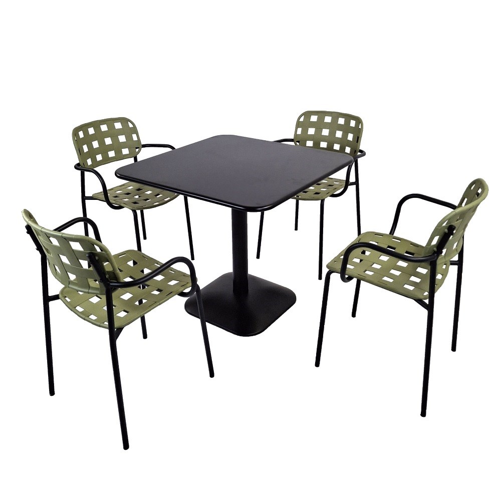 Albin Square Table With Karin Chairs Set