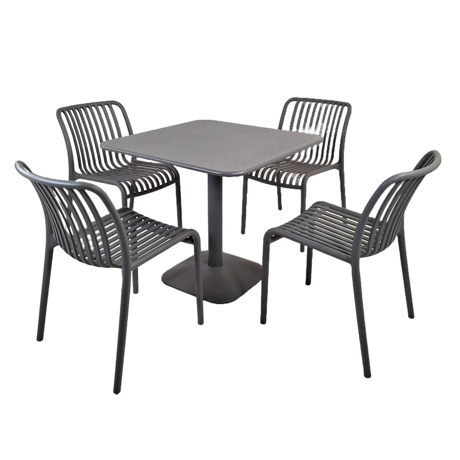 Albin Square Table With Mia Bistro Chairs Set