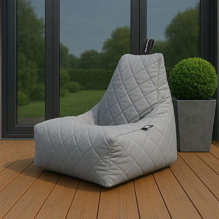 Black Mighty Quilted Outdoor Bean Bag