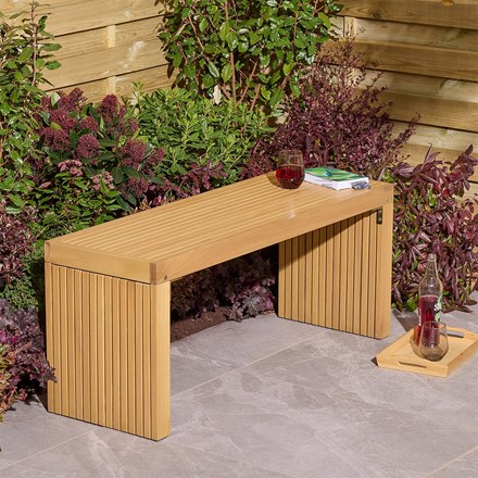 Kyoto Contemporary Wooden Garden Bench