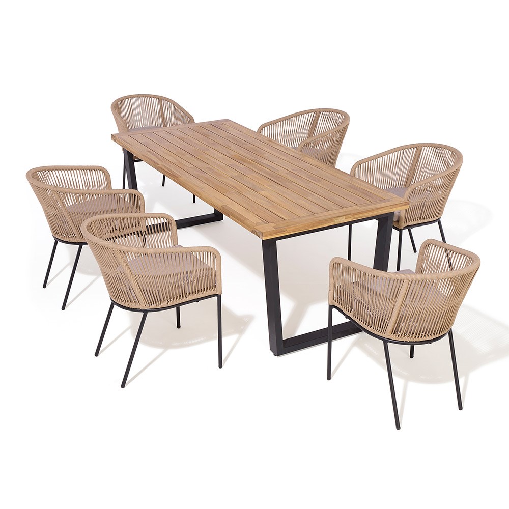 Oslo 1.6m Wooden Dining Set