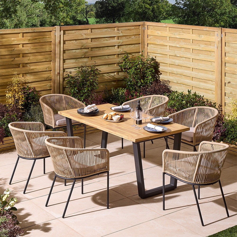 Oslo 1.6m Wooden Dining Set