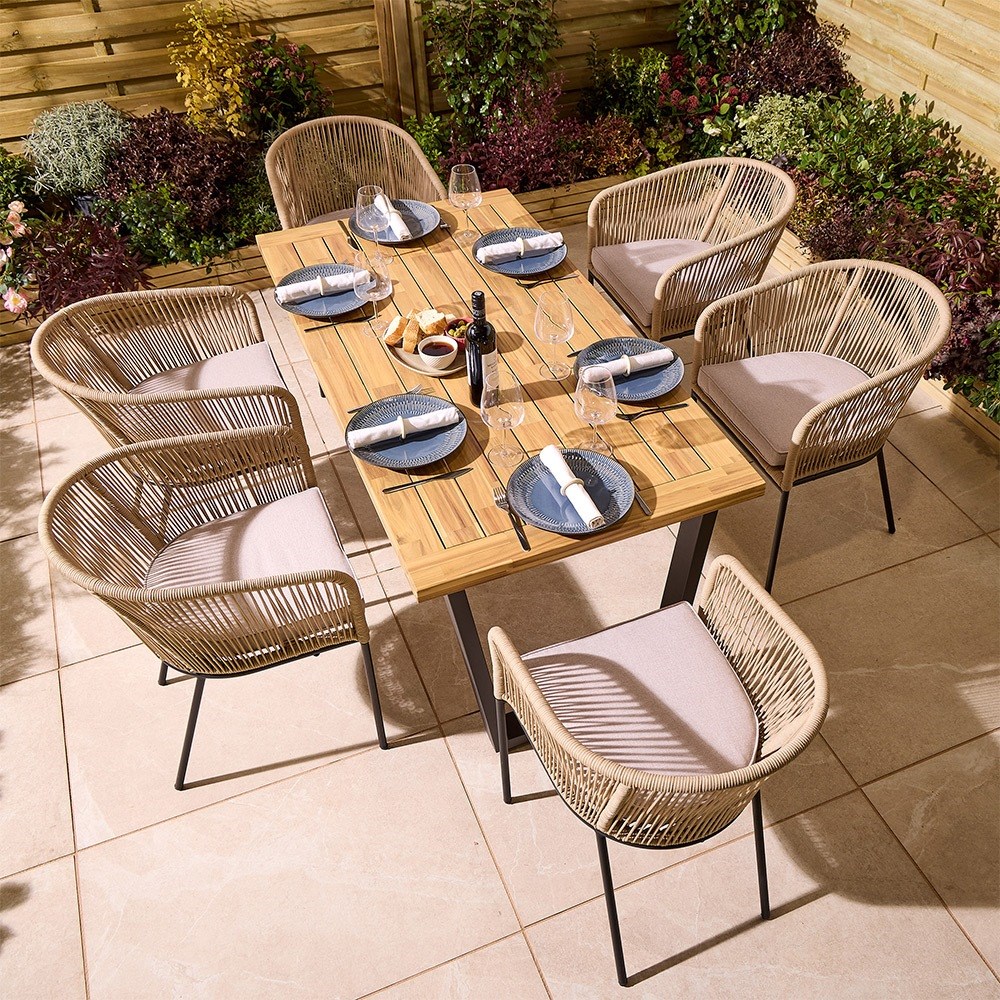 Oslo 1.6m Wooden Dining Set