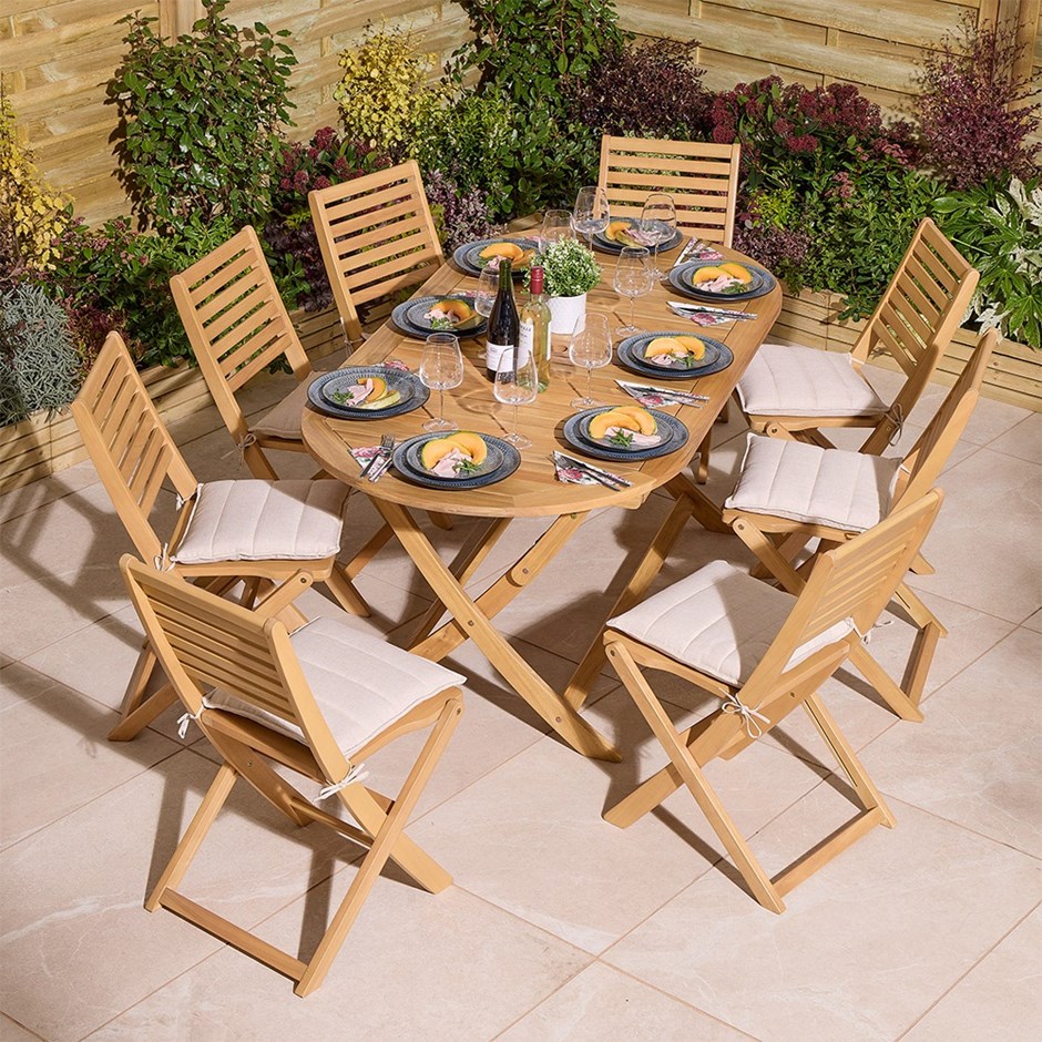 Ashdown Wooden Oval Dining Set