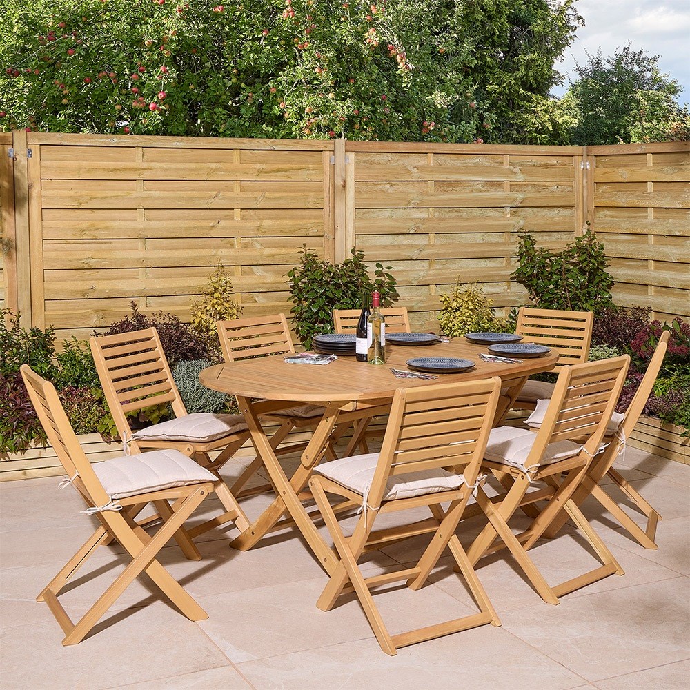 Ashdown Wooden Oval Dining Set