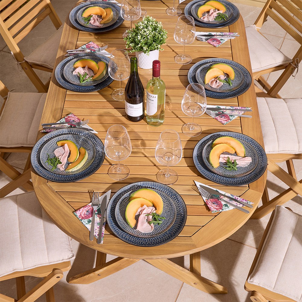 Ashdown Wooden Oval Dining Set