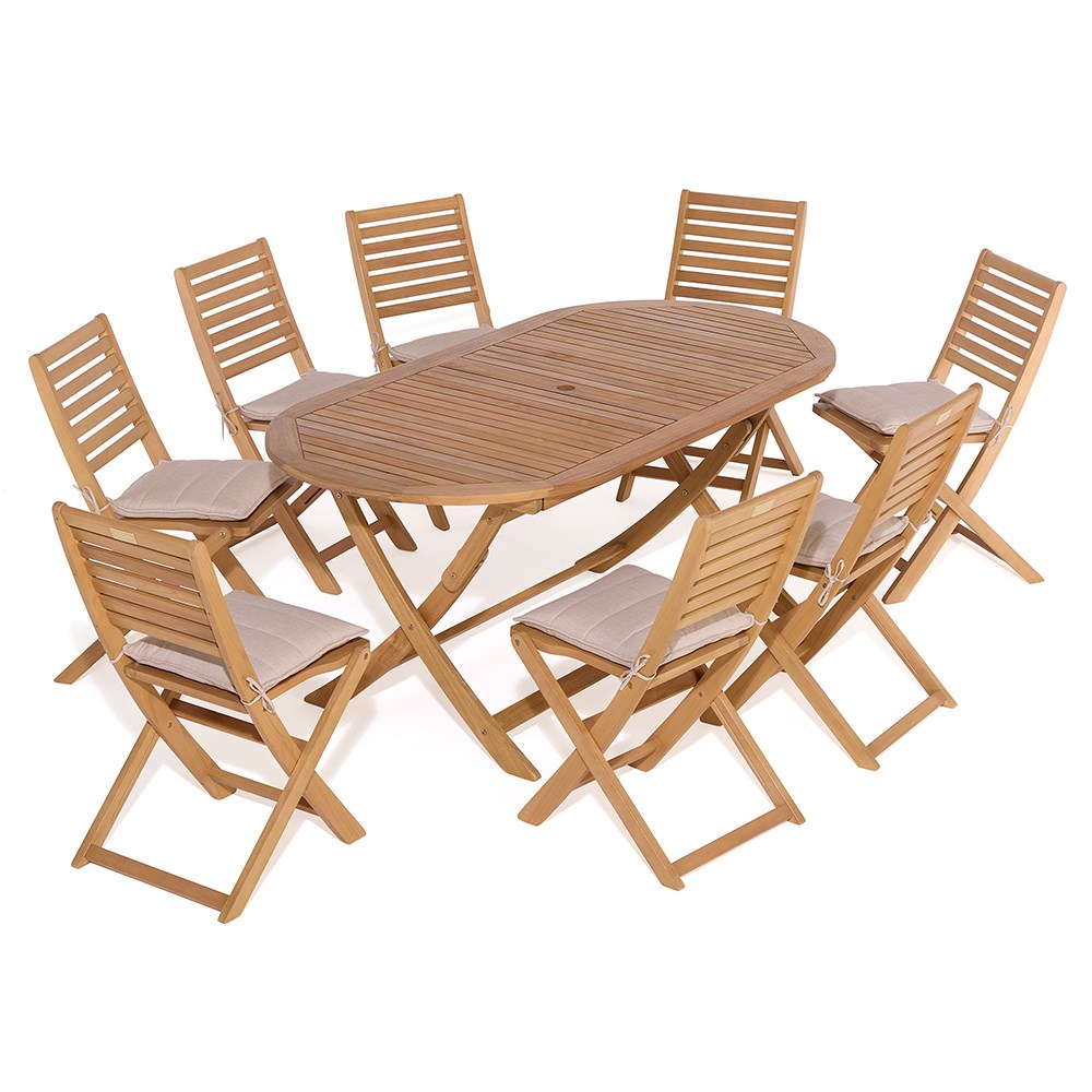 Ashdown Wooden Oval Dining Set