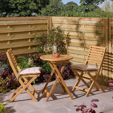 Ashdown Bistro Wooden Garden Set