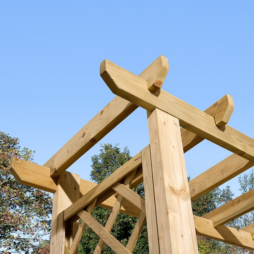 Richmond Wooden Corner Arbour