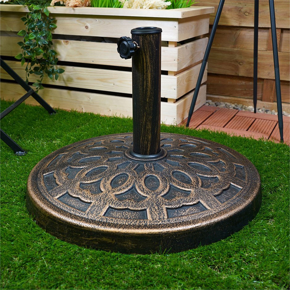 Weighted Round Garden Parasol Base | 14kg