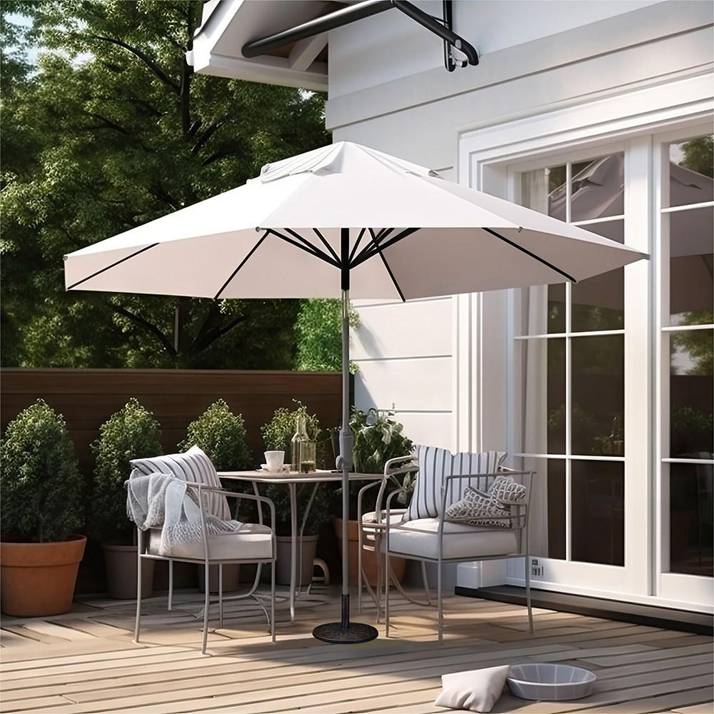 Weighted Round Garden Parasol Base | 14kg