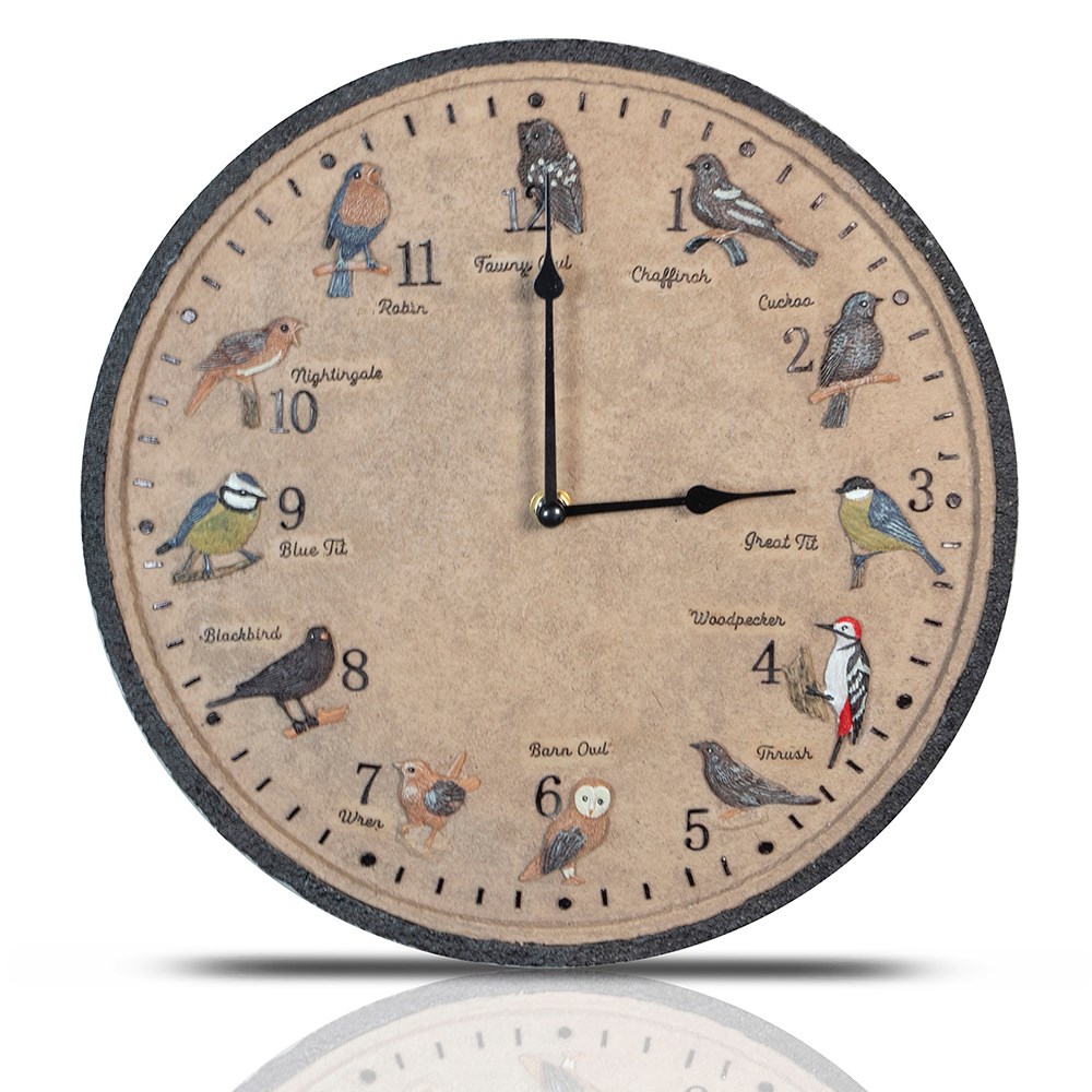 Wild Birds Wall Clock