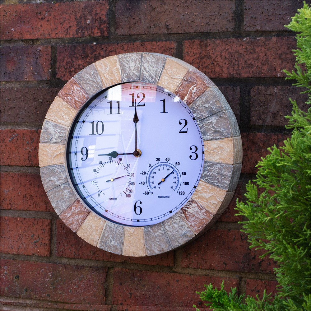 Garden Wall Clock,Thermometer & Hygrometer | 13