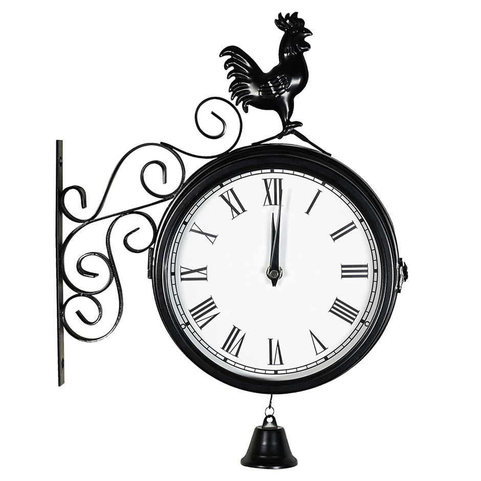 Double Sided Station Outdoor Garden Clock | 8