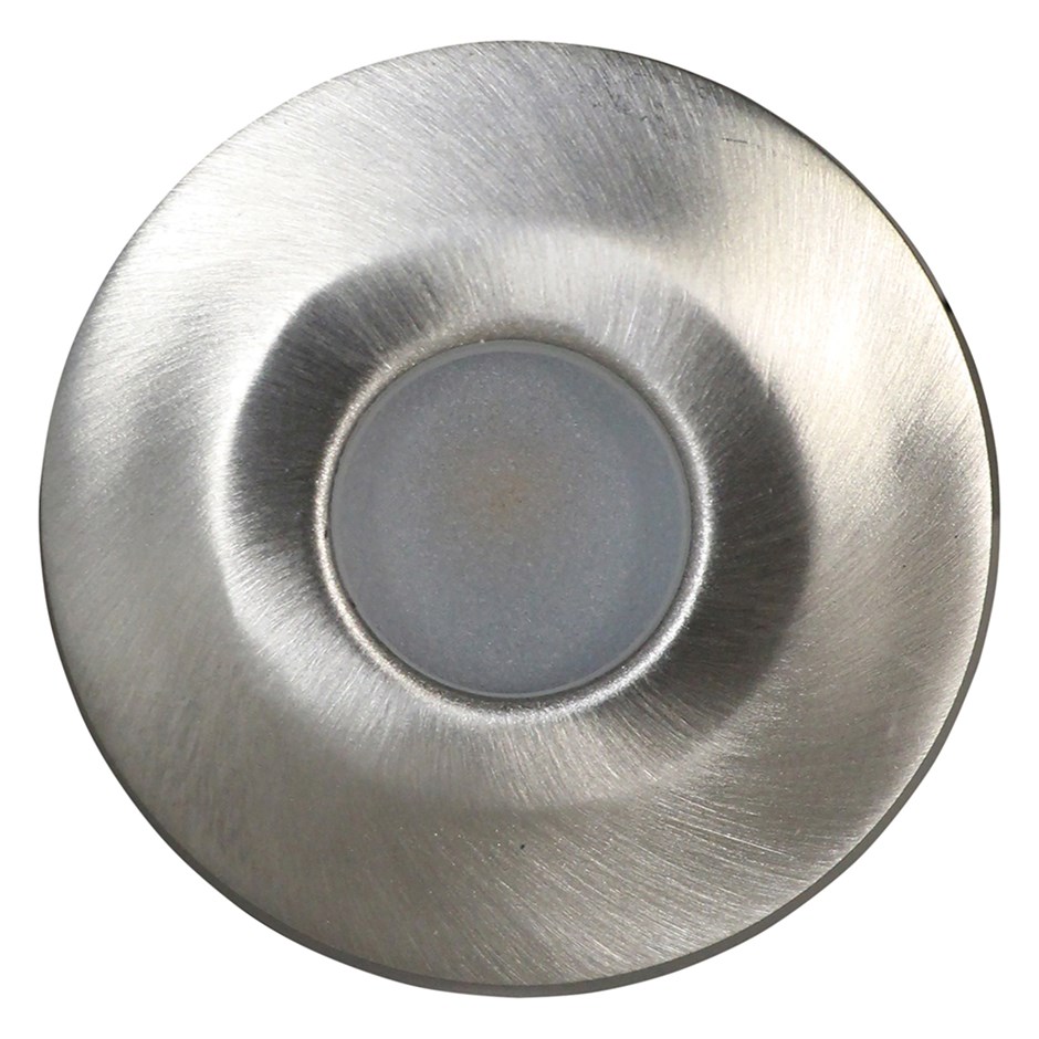 Cool White Alpha Lighting 32mm Deck Lights | 12V | Set of 2