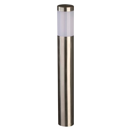 Cool White Wyndham Lighting Post | Stainless Steel