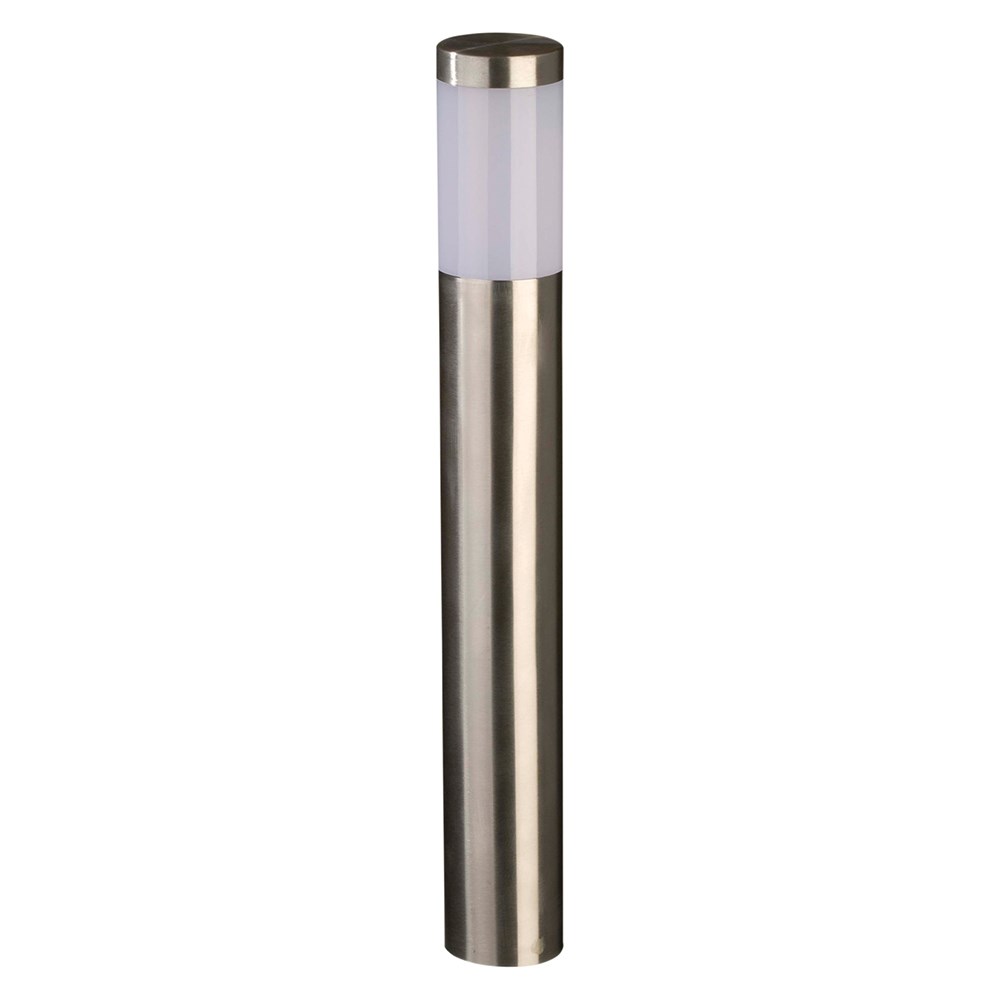 Cool White Wyndham Lighting Post | Stainless Steel