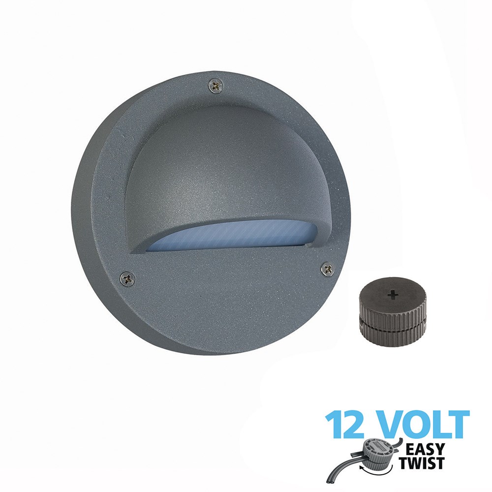 Warm White Stanley Wall Light | Anthracite