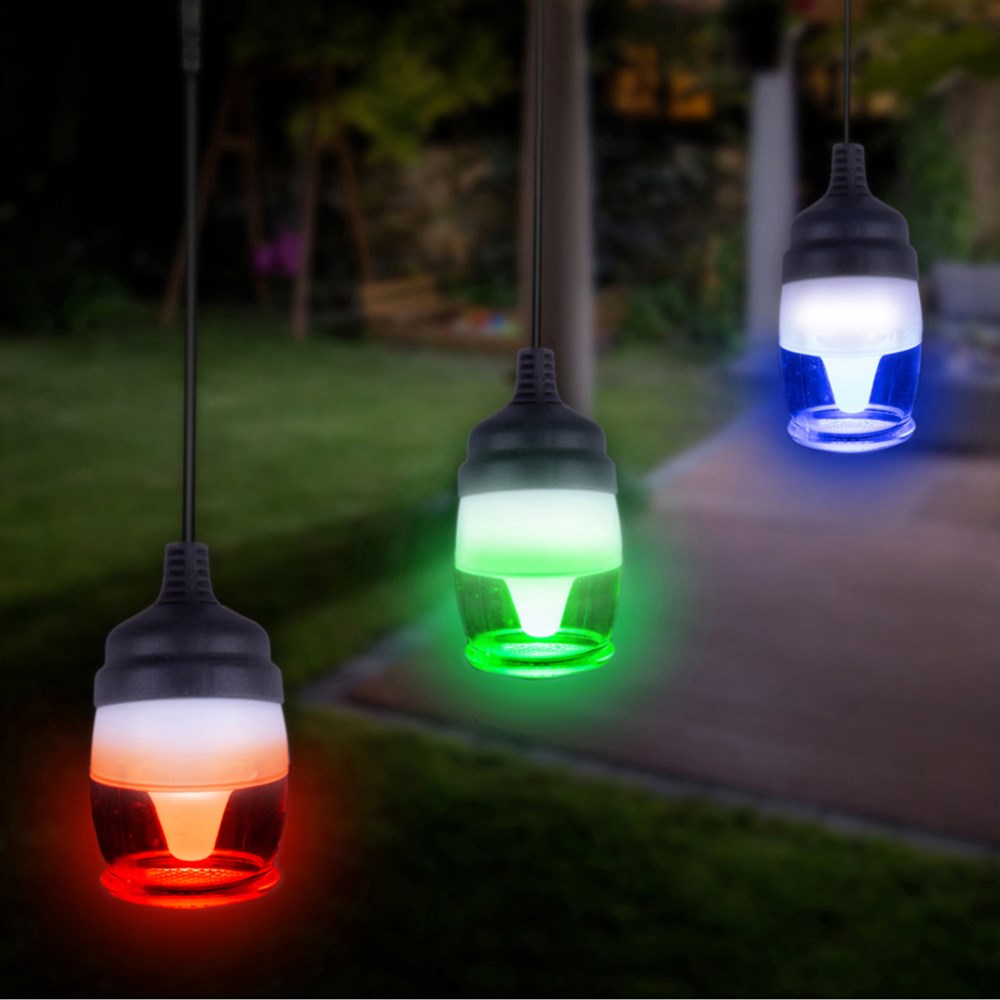 Garden Colour Changing Festoon Lights | Remote Controlled | 13m