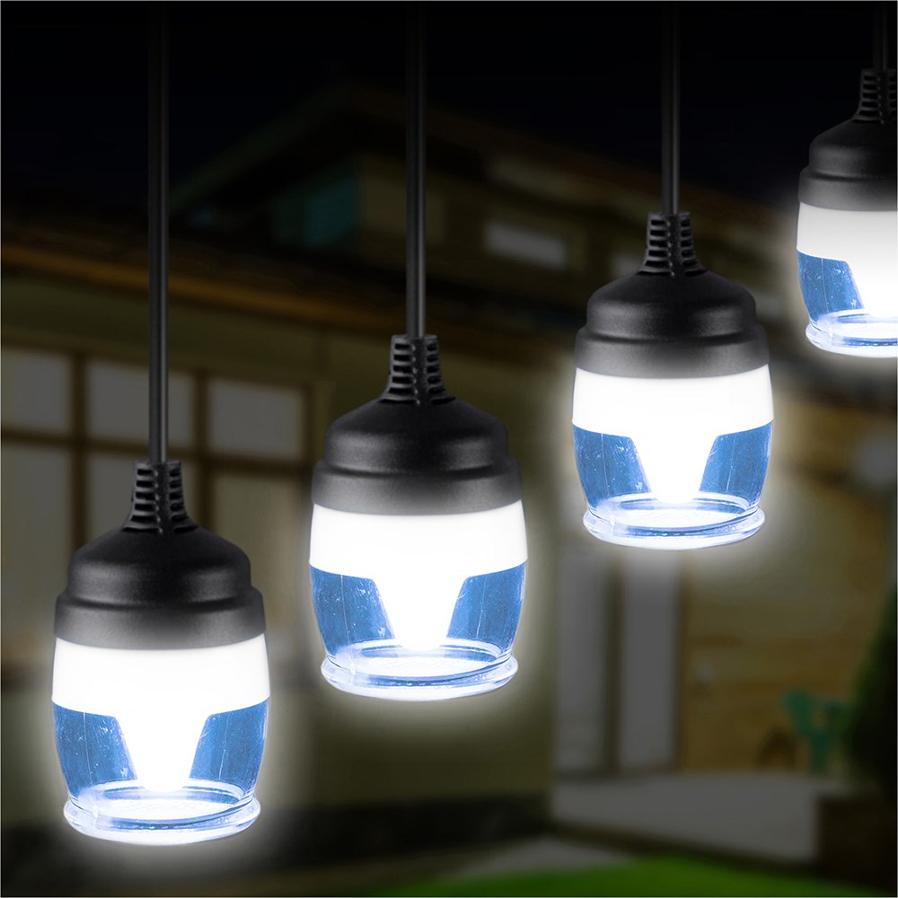 Garden Colour Changing Festoon Lights | Remote Controlled | 13m