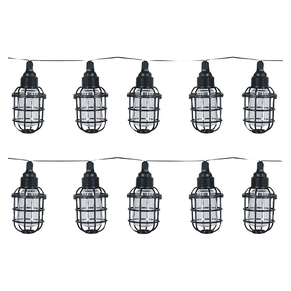 Amber Corsica String Lights | 10 LED Bulbs |  Solar Powered