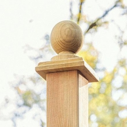 Fence Post Cap with Base