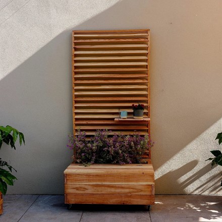 The Smarter Storage Planter & Venetian Trellis