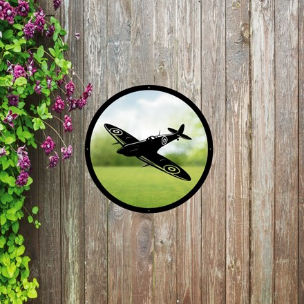 Spitfire Acrylic Round Mirror 33cms