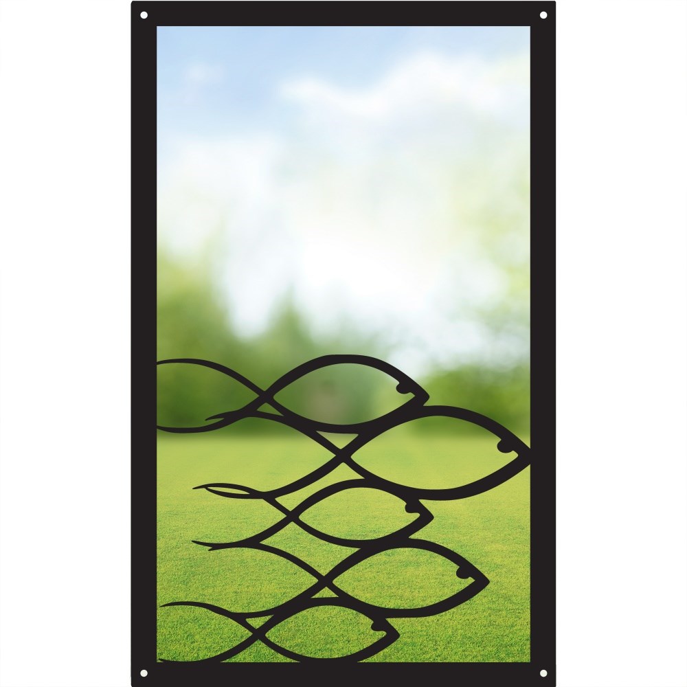 Swimming Fish Acrylic Rectangular Mirror 35cms x 22cms