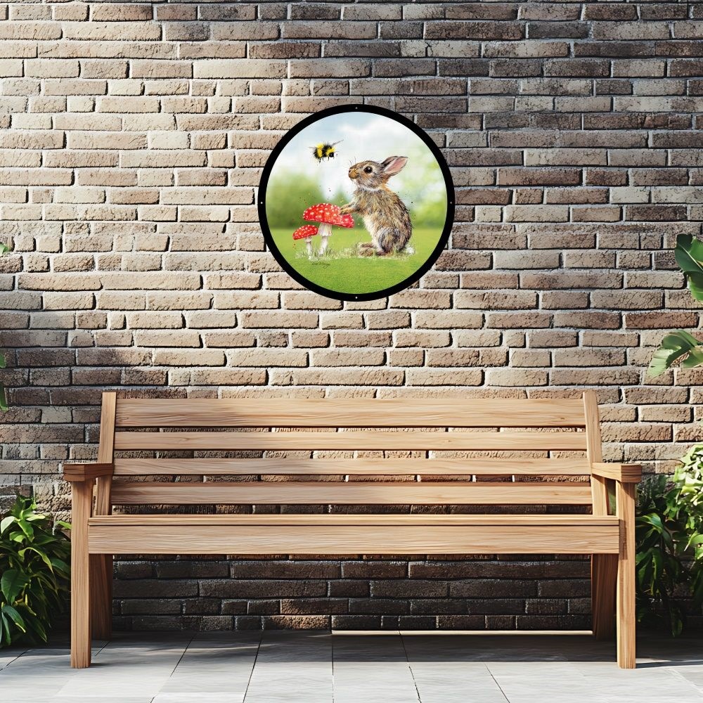 Bentley And Bumble Acrylic Painted Mirror 33cms