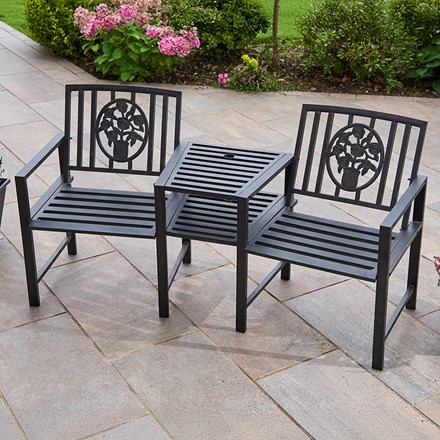 Coalbrookdale Duo Garden Bench | L1.6m