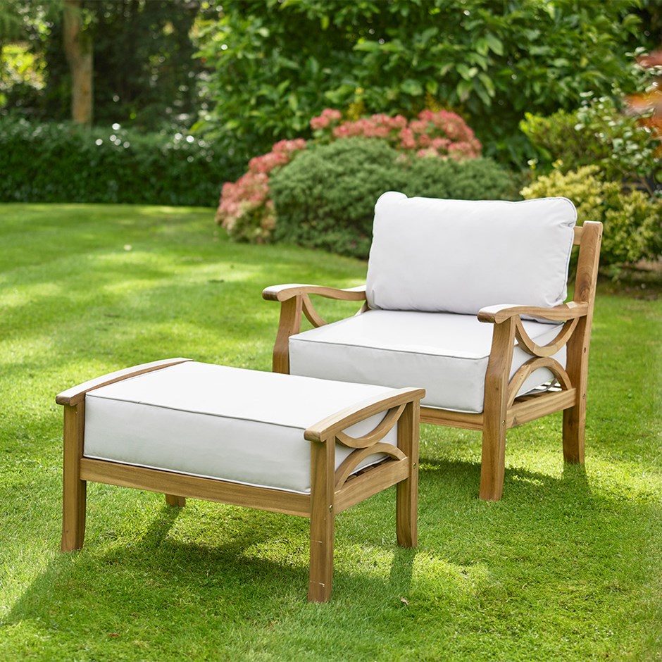 Sorrento Armchair & Footstool Set