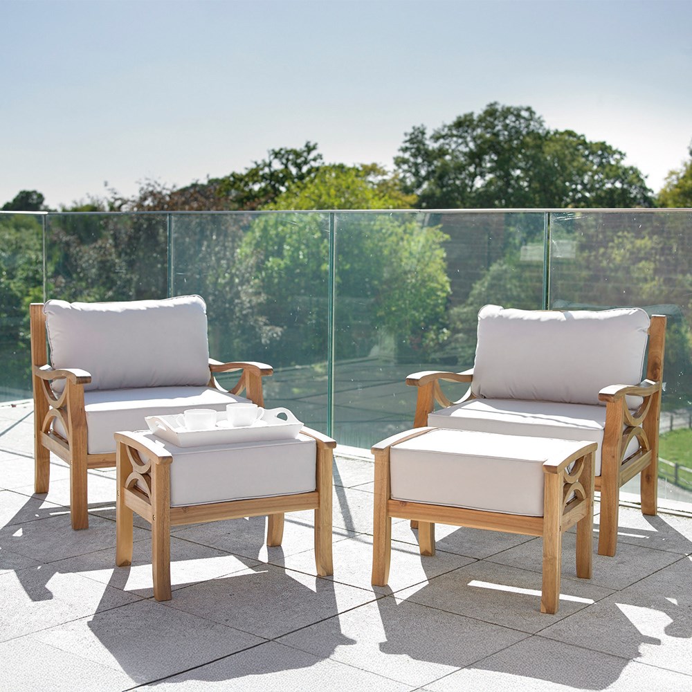Sorrento Armchair & Footstool Set