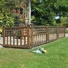 Bronze Finish Fence Panels