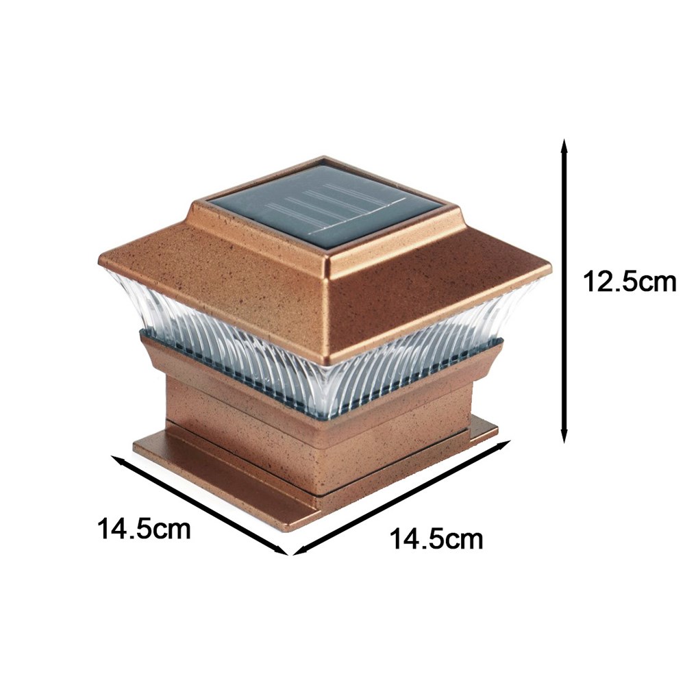 Solar Post Lights | H11.8cms | Set of 2