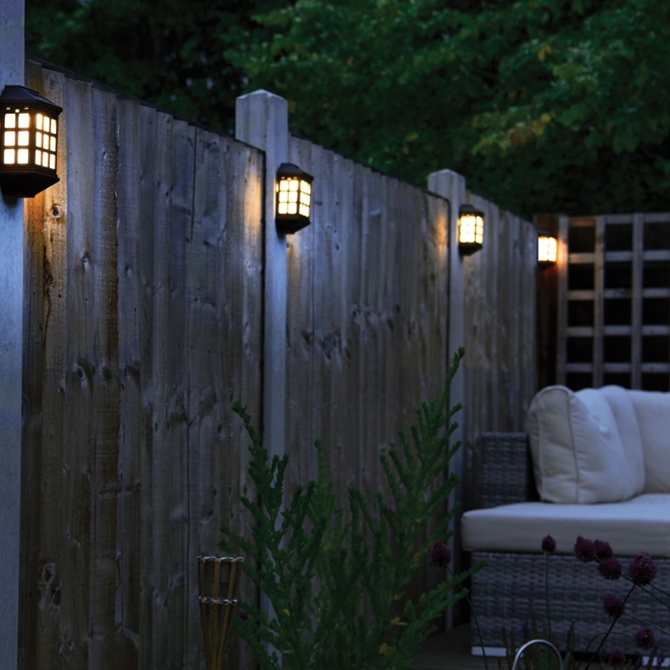 Pack of 4 Deluxe Fence Lights