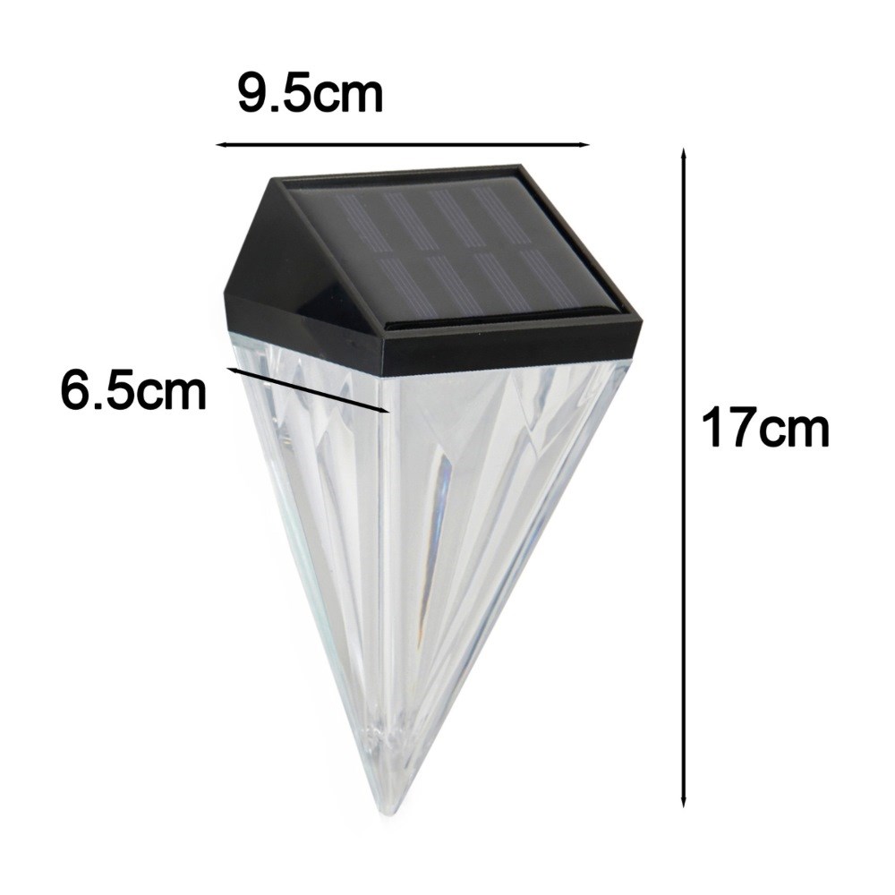 Pack of 4 Diamond Fence Lights