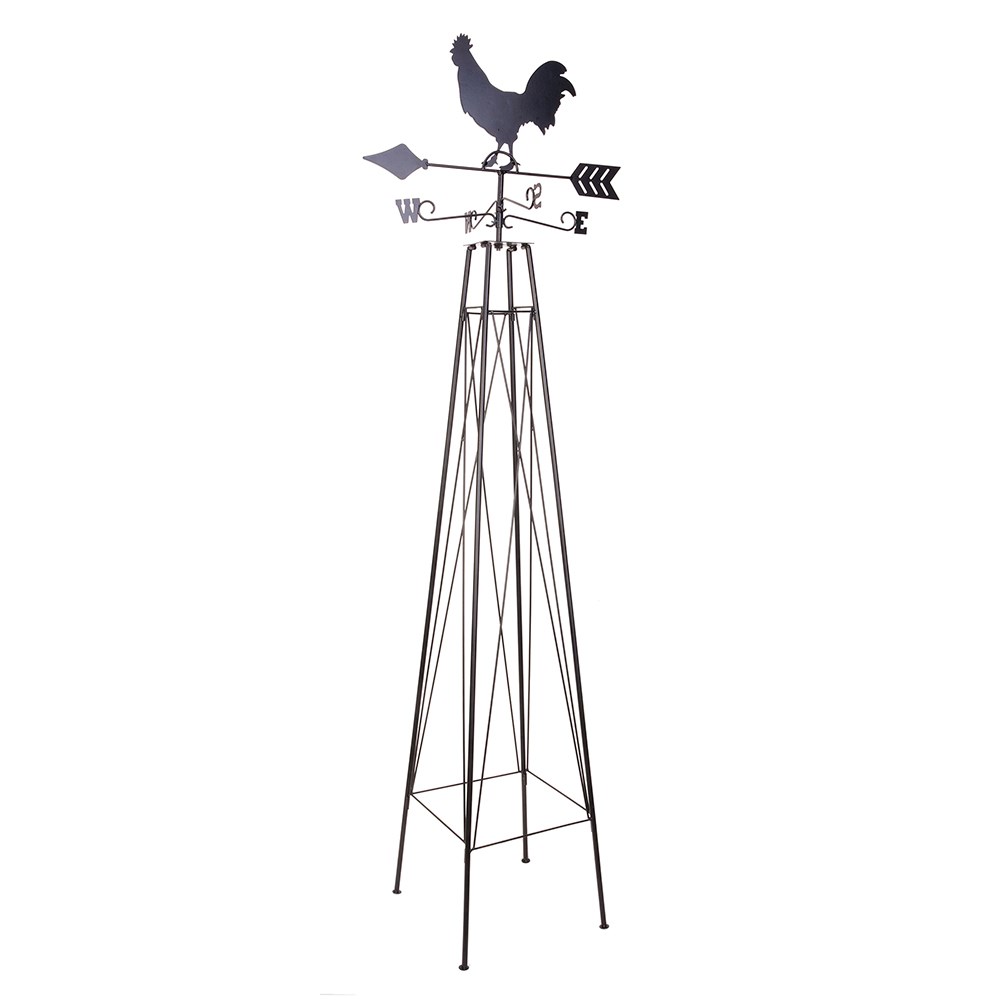 Rooster Weathervane Obelisk