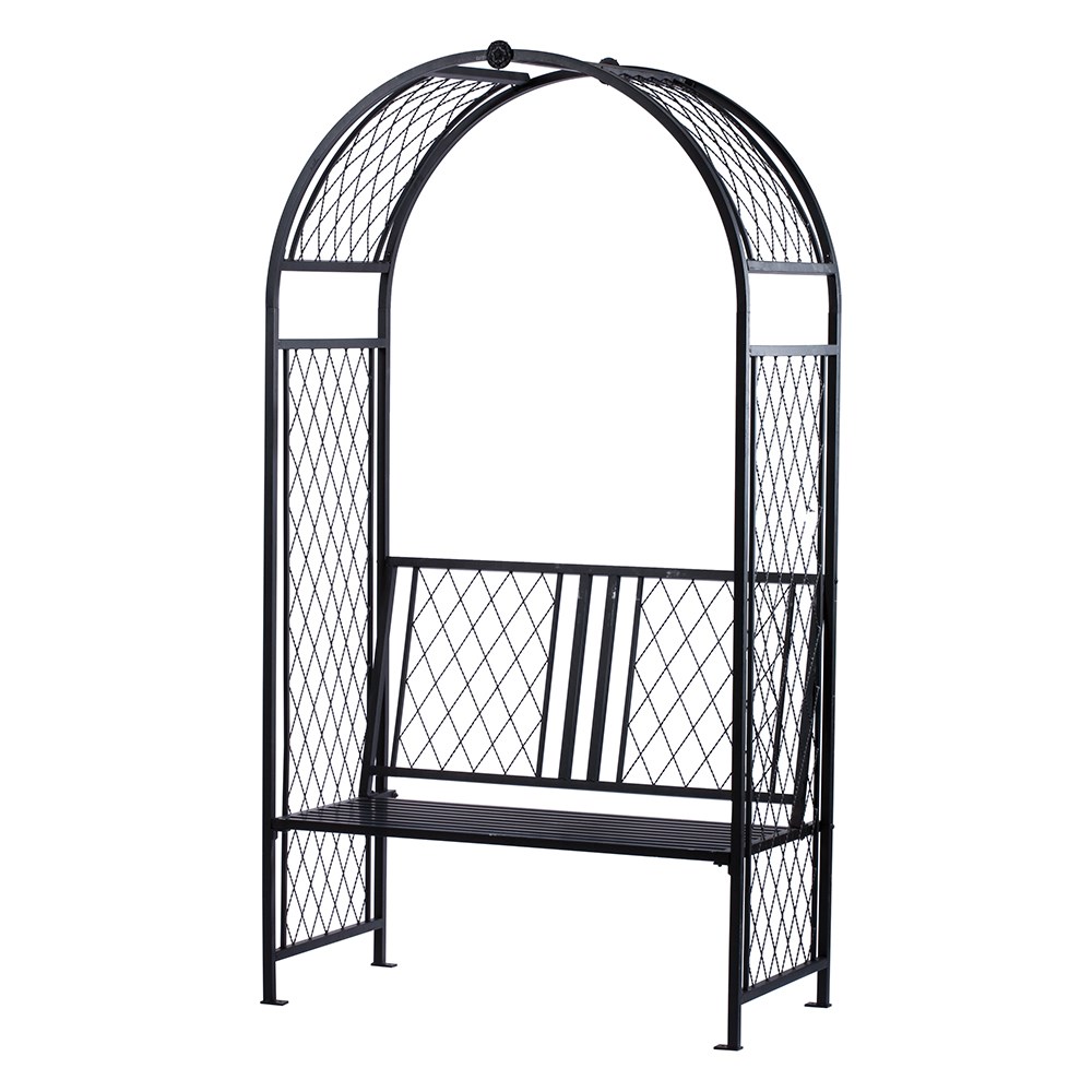 Lattice Arch with Bench