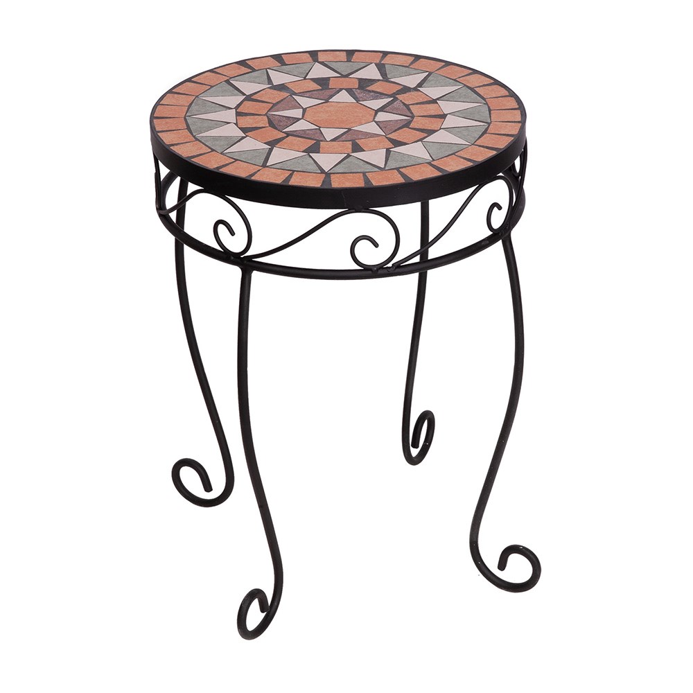 Rustica Italia Mosaic Tile Plant Stand