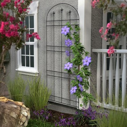 Arch Trellis With Finials