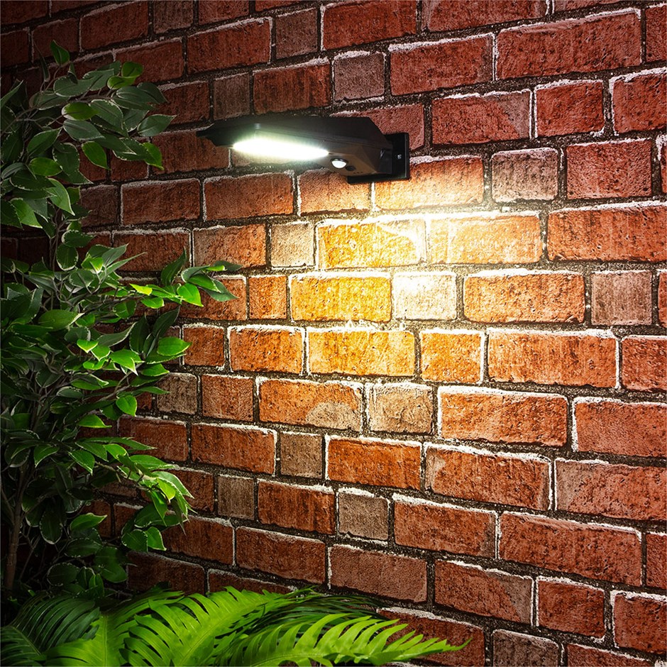 St Helens Motion Sensor Street Lamp Style Wall Security Solar Light