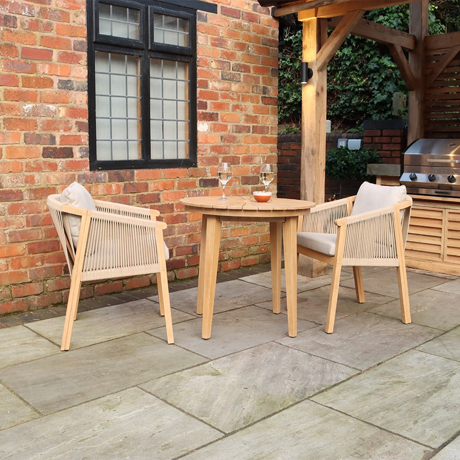 Roma Bistro Set With Roma Dining Chairs