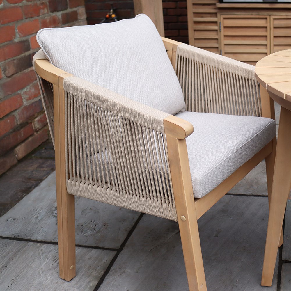 Roma Bistro Set With Roma Dining Chairs