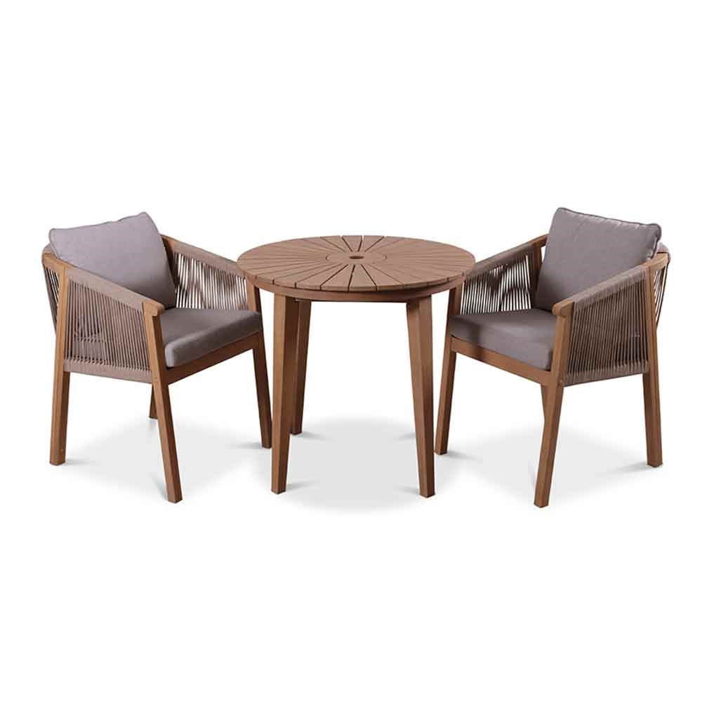 Roma Bistro Set With Roma Dining Chairs