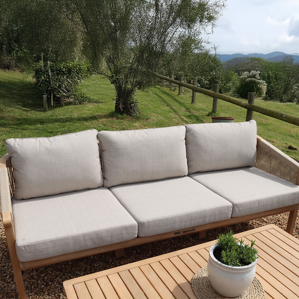 Roma Five Seater Triple Lounge Set With Rectangular Coffee Table