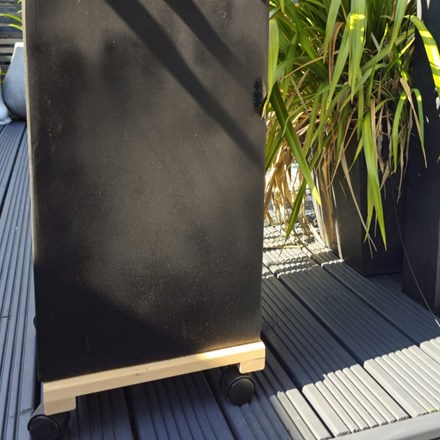 Square Wooden Pot Mover 35 x 35 cm